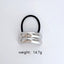 Women's Elegant Alloy Hair Tie & U-Shaped Silver Hair Accessories Set