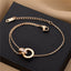 Fashion Constellation Titanium Steel Bracelet and Necklace Set - 2023 Design