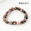 Simple Round Natural Stone Crystal Beaded Bracelet for Women