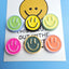 Colorful Smiley Face Resin Shoe and DIY Accessories