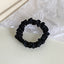 Simple Satin Solid Color Hair Tie Rubber Band for Girls