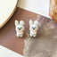Cute Bunny Bear Resin Earrings Wholesale
