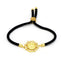 18K Gold Plated Zircon Evil Eye Rope Bracelet for Women