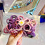 Small Daisy Nylon Hair Tie Set - 50 Pieces Fashion Hair Rings for Women