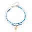 Bohemian Double Layer Colorful Beaded Shell Beach Anklet