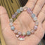 Cute Animal & Daisy Beaded Glass Bracelet for Women