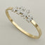 14K Gold Plated Stainless Steel Pineapple and Star Zircon Bangle Bracelet