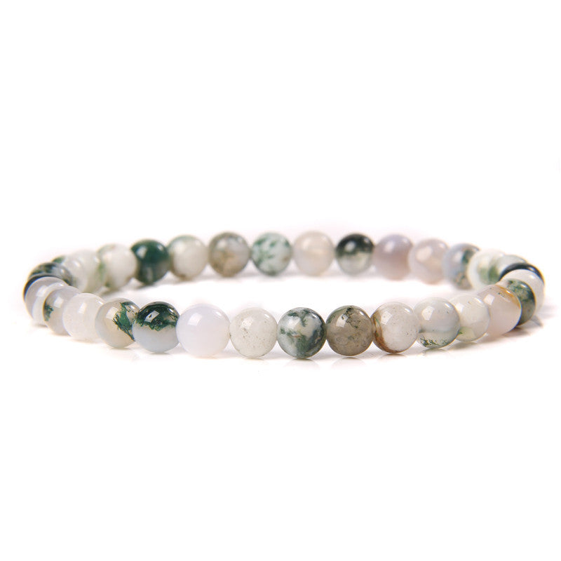 Fashion Natural Stone Crystal Agate Beaded Bracelet for Women