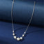 Elegant Solid Color Imitation Pearl Choker Necklace for Women