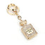 Fashion Rhinestone Perfume Bottle Keychain Pendant for Women