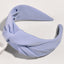 Retro Knotted Fabric Wide Headband - Fashion Solid Color Hair Accessory