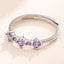 S925 Sterling Silver Colorful Zircon Open Ring for Women