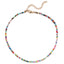 Bohemian Colorful Floral Rice Bead Necklace for Women