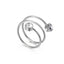 Elegant Multi-Layer Stainless Steel Creative Ring for Women