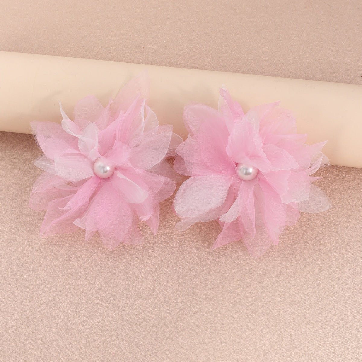 IG Style Flower Pearl Lace Bohemian Earrings - Women's Fashion Statement Jewelry