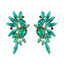 Retro Luxurious Rhinestone Wing Stud Earrings