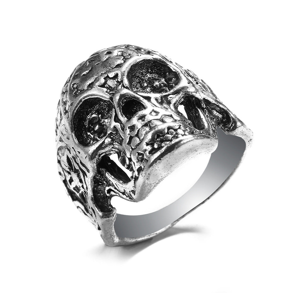 Retro Geometric Alloy Plated Unisex Punk Knuckle Ring