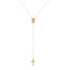 Simple Cross Alloy Plated Women's Pendant Necklace