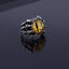 Punk Gothic Claw Open Demon Eye Men's Ring