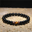 Geometric Natural Stone Beaded Bracelet for Men