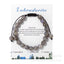 Casual Geometric Natural Stone Handmade Rope Bracelets with Card Elements