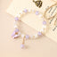 Lady Sweet Classic Pentagram Bell Crystal Alloy Moonstone Bracelets for Women