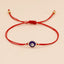 Ethnic Style Multicolor Alloy Eye Handwoven Unisex Bracelet