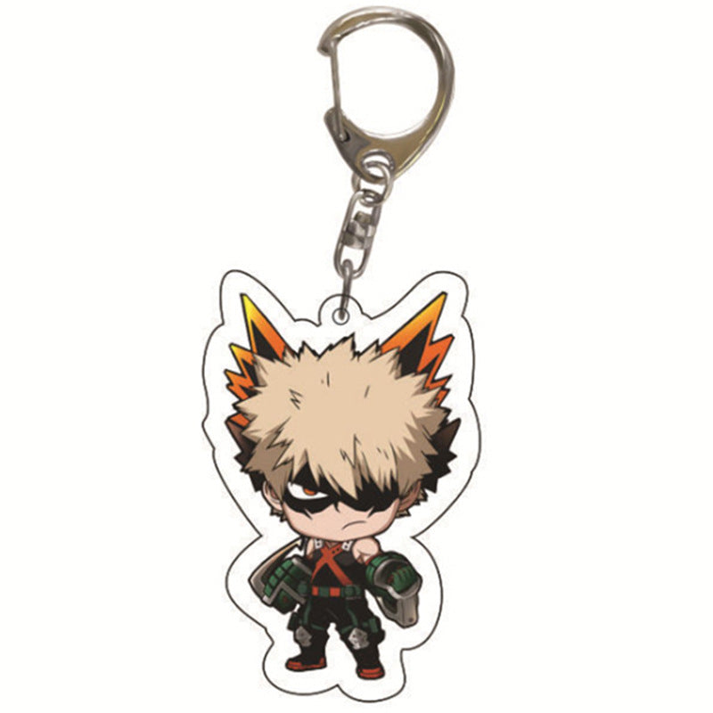 Acrylic Cartoon Character Keychain Pendant - My Hero Academia Collection