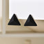 1 Pair Modern Geometric Acrylic Ear Studs - Colorful Candy Matte Finish