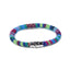 Bohemian Geometric Colorful Fabric Unisex Magnetic Bracelet