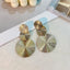 Artistic Geometric Alloy Spray Paint Women's Earrings