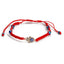 Simple Eye Copper Red String Couple Bracelets