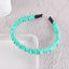 Fashion Candy Color Solid Sponge Wide Headband for Women