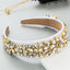 Baroque Crystal Wide-Brim Headband - Retro Fashion Hair Accessory