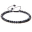 Casual Natural Agate Stone Adjustable Knitting Bracelet