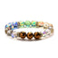 Ethnic Style Geometric Crystal Beaded Multicolor Unisex Bracelet