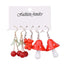 Simple Style Acrylic Fruit and Animal Drop Earrings Set