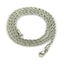 Creative European American Hip-hop Stainless Steel Twisted Rope Chain Necklace