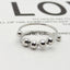 Fashion Rotatable Stainless Steel Beaded Anxiety Relief Ring