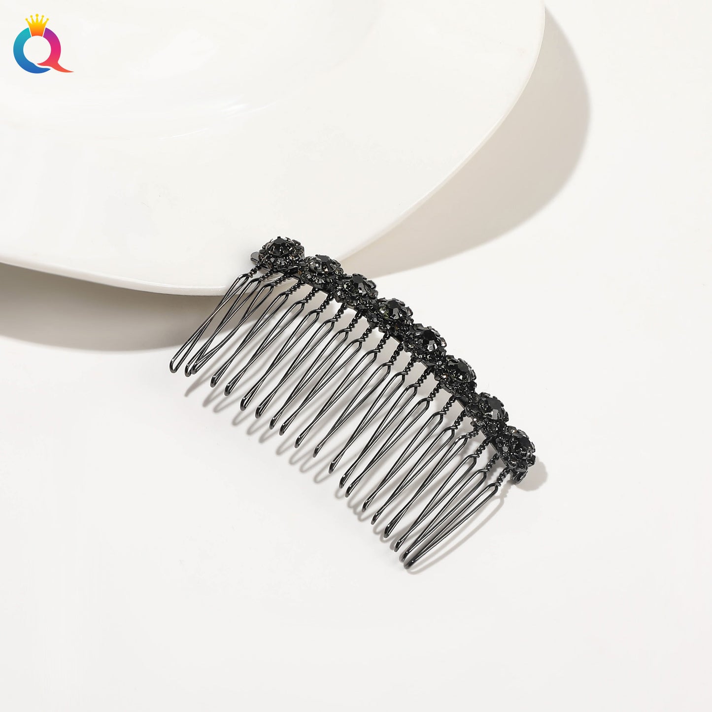 Simple Leaf Metal Hair Clip and Comb Bridal Headband