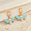 European American 3D Bee Insect Creative Earrings