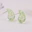 Exaggerated Acrylic Water Droplet Stud Earrings