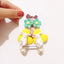 1 Pair Cute Cartoon Rabbit Resin Drop Earrings for Women