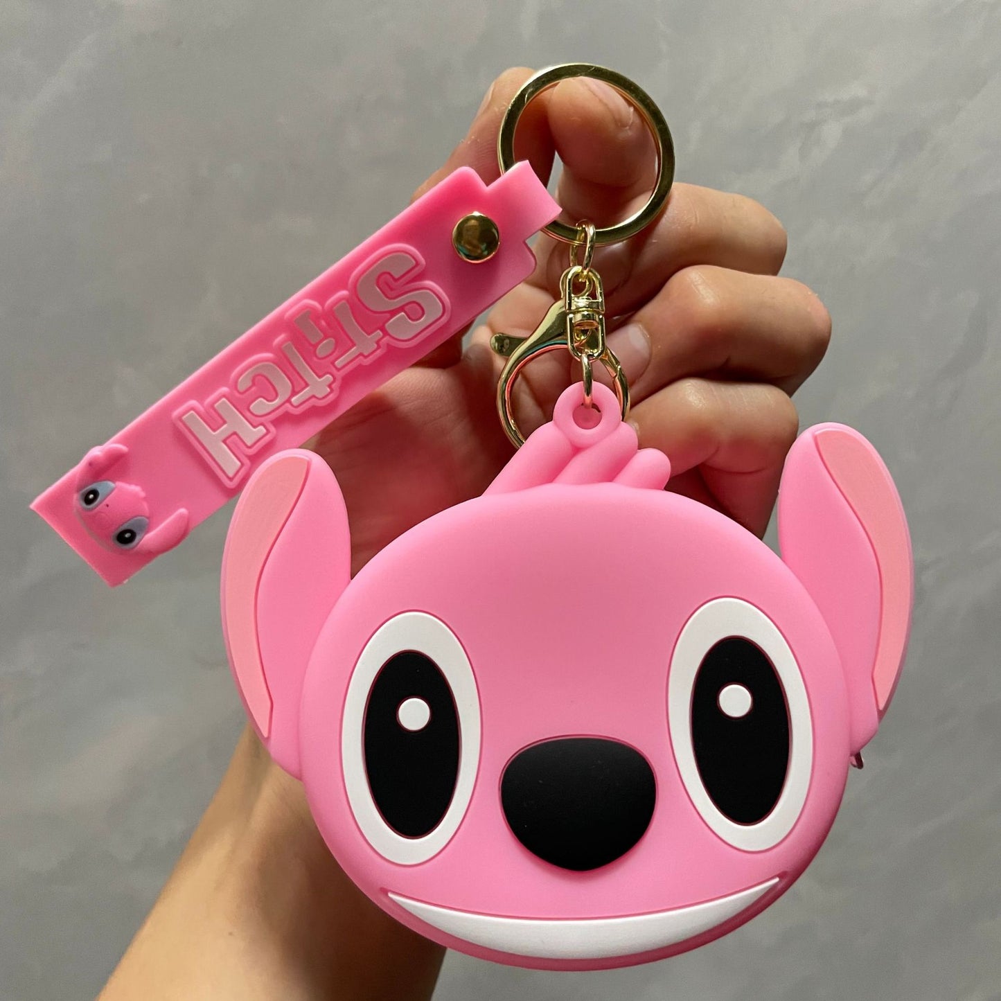 Cute Cartoon Capybara Silicone Keychain and Coin Purse Combo