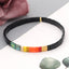 Vintage Geometric Mixed Material Handmade Bohemian Glass Bead Bracelets