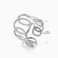 Fashion Geometric Stainless Steel Open Ring