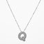 IG Style Minimalist Letter Zircon Pendant Necklace - Gold & Silver Plated