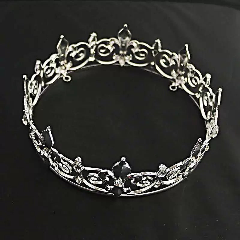 Women's Baroque Rhinestone Bridal Tiara Crown Ornament