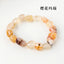 Simple Round Natural Stone Crystal Beaded Bracelet for Women