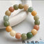 Solid Color Alloy Freshwater Pearl and Bodhi Bead Bracelet Set